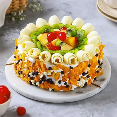 fresh fruit cake