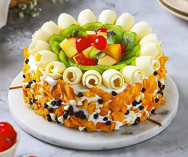 fresh fruit cake